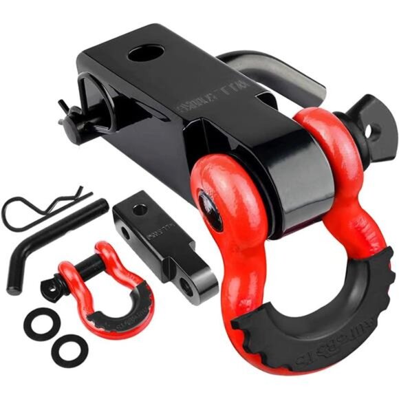 Tow Hitch Receiver 2",45,000 Lbs Break Strength Heavy Duty Receiver with 5/8"Pin - Picture 1 of 7